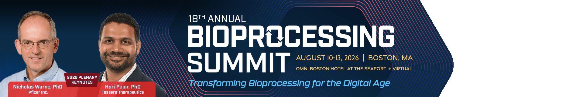 Bioprocessing Summit Hero Banner
